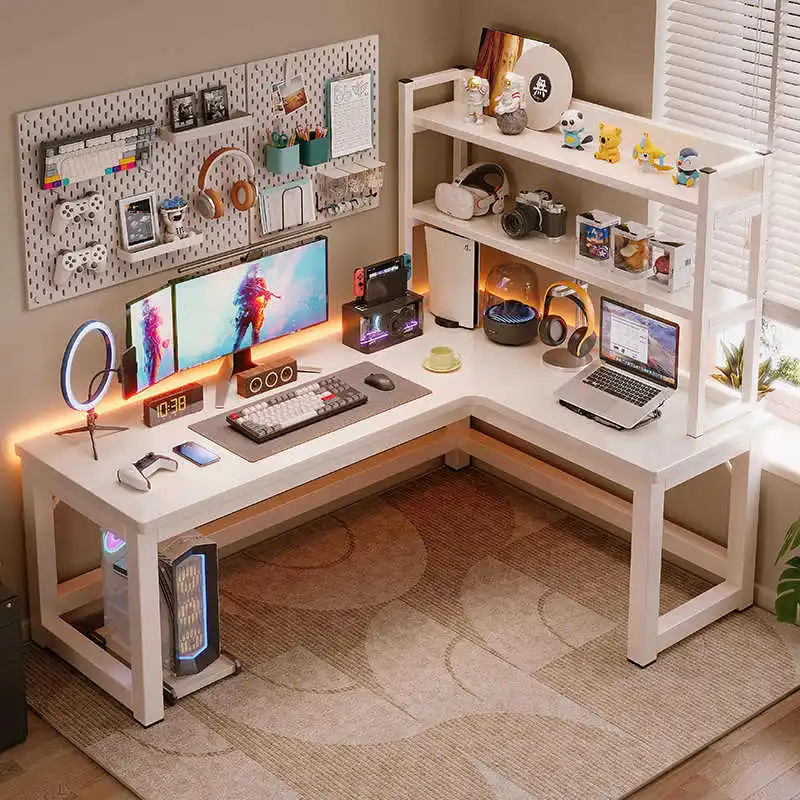

Corner computer desk Desktop e-sports home L-shaped bedroom Learning simple desk Workbench