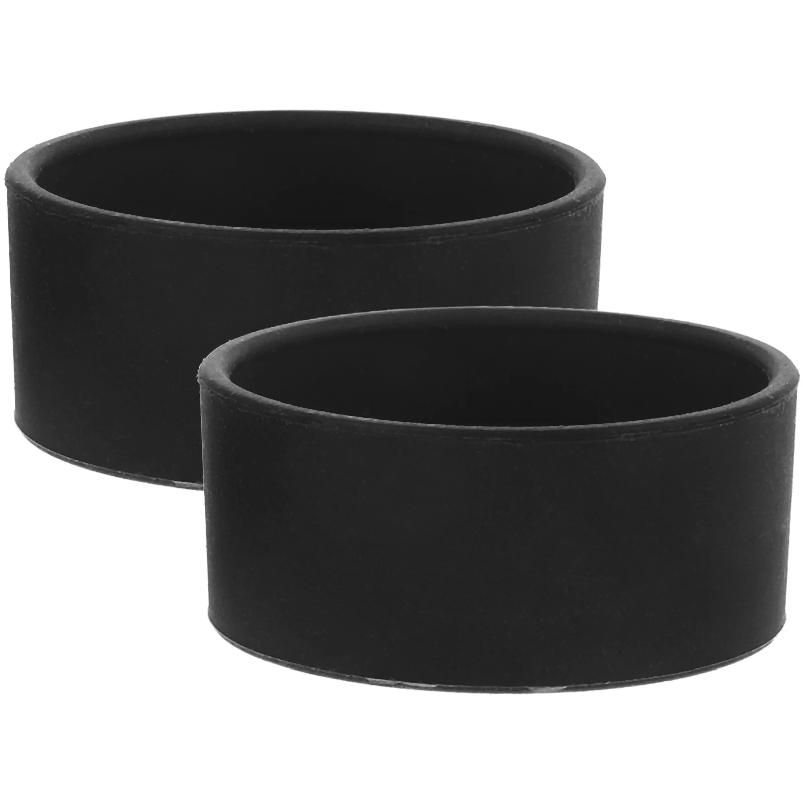 

2pcs Foldable Rubber Eyepiece Covers Microscope Black Lightweight Anti Glare Dust Water Protection Easy Store