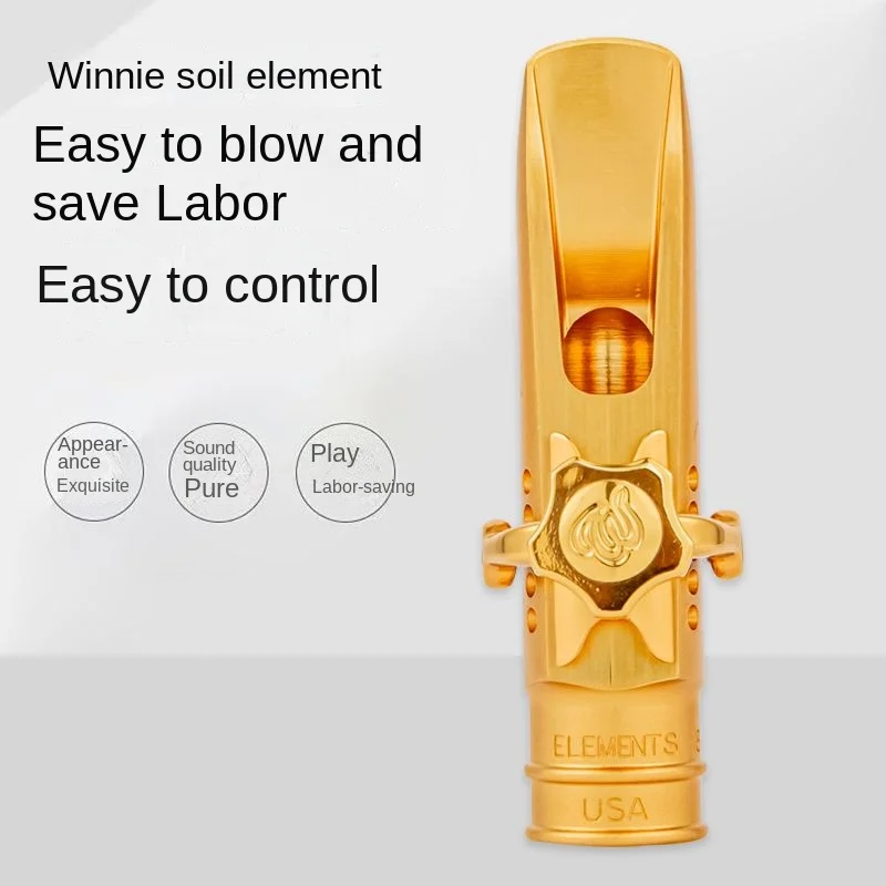 Replica Winnie Soil Element Metal Flute Head Alto Soprano Tenor Initial Performance Accessories Bolwtorch