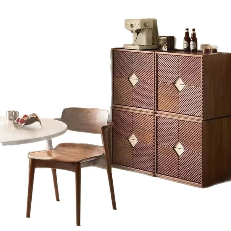 TV cabinet living room multi-functional storage cabinet rhombus geometric lines free combination