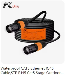 RJ45 CAT5 mit abgeschirmtem 4-Kanal-3-Pin-XLR-Stecker/Buchse, Multi-Netzwerk-Empfängerkabel für Bühnenaufnahmestudio – Detail 29