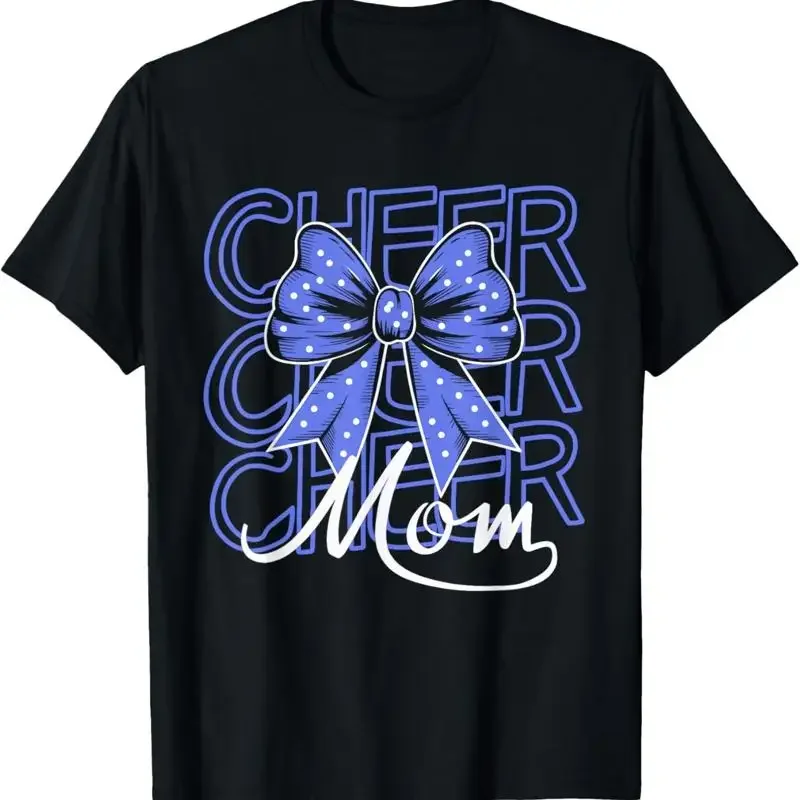 Cheer Mom Cheerleader Mama Biggest Fan Mothers Day T Shirt
