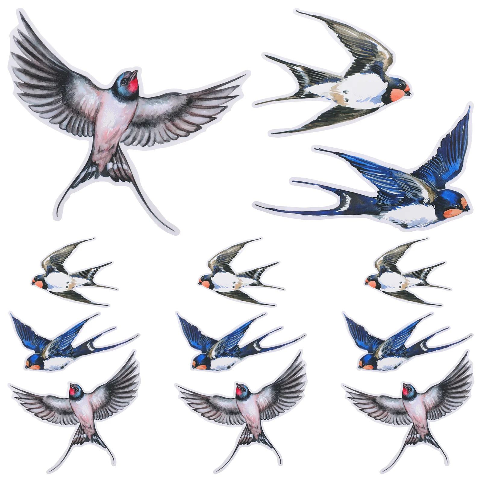 Window Tinting Film for Home Bird Collision Warning Stickers Household Decorate