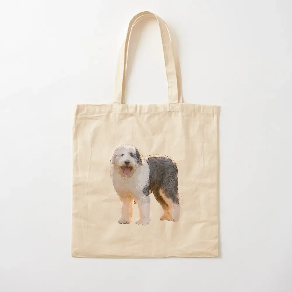 

Old English Sheepdog Color Print Tote Bag Women's beach bags woman shopping bag hand bag ladies Cloth bags