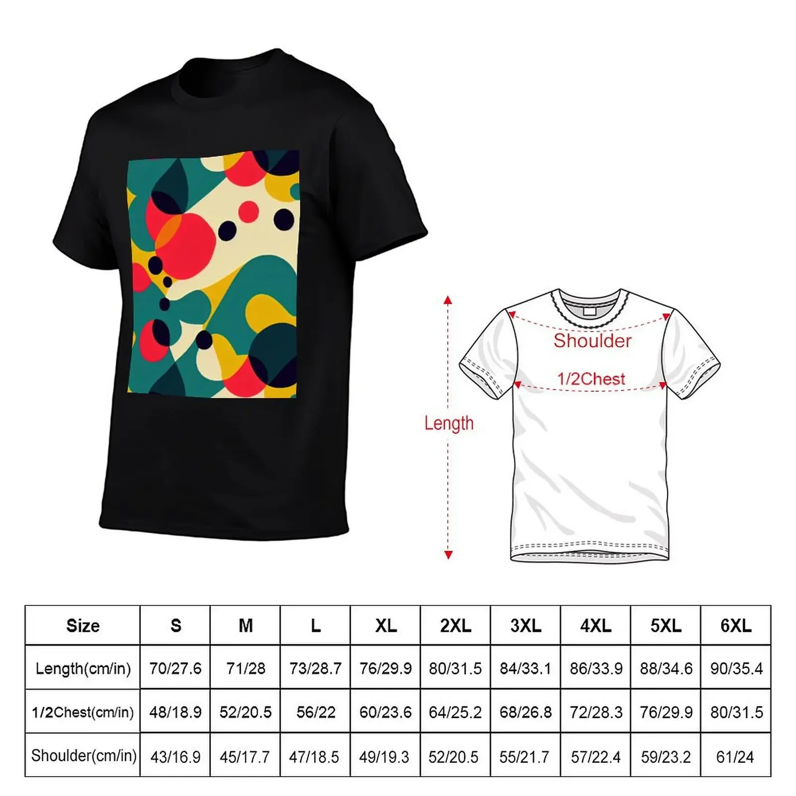 Sophisticated Mid Century Modern Patern T-Shirt plus sizes sports fans korean fashion football t shirt Men's t-shirts