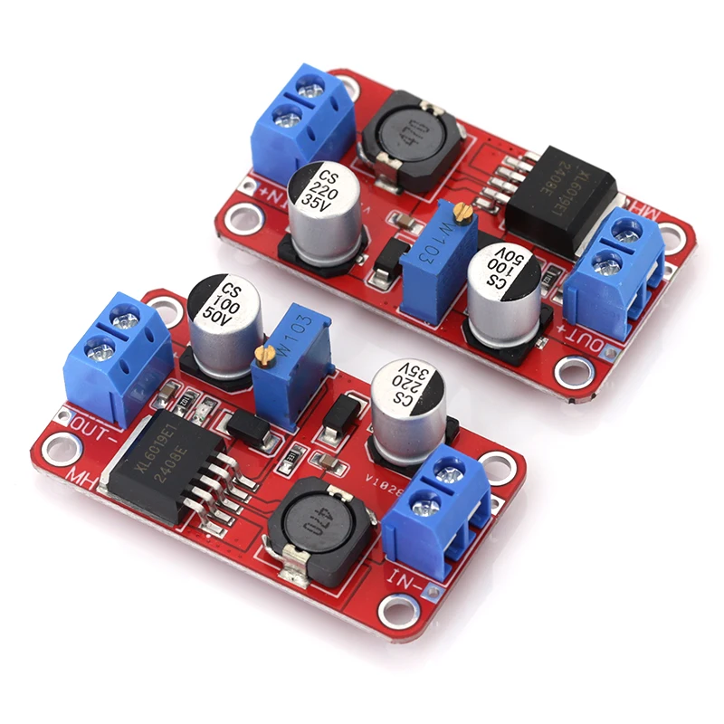 5A DC-DC Step Up Power Module Boost Volt Converter 3.3V-35V To 5V 6V 9V 12V 24V XL6019 adjustable output