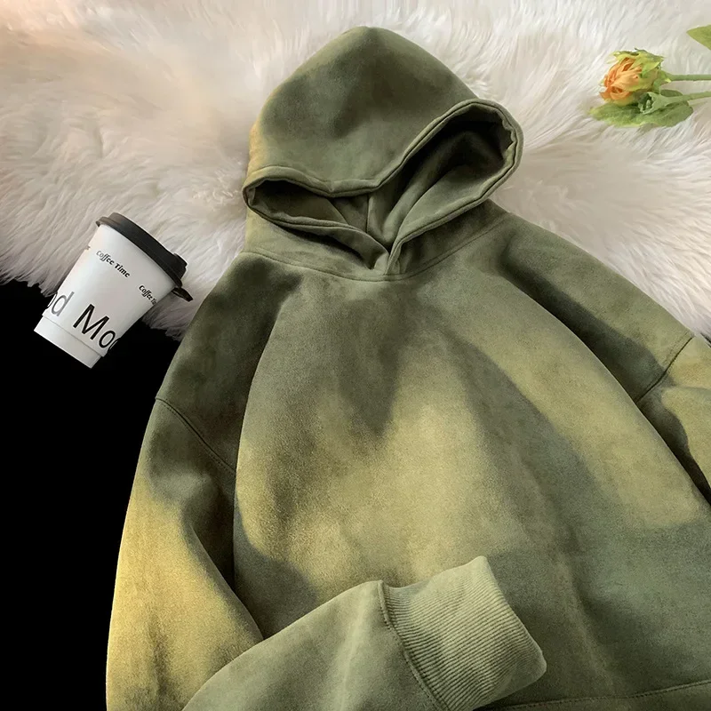 Autumn Y2K Hooded Sweatshirts Women Baggy Solid Color Fashion Coat Harajuku Hoodies Oversized Street Hip Hop Pullover Shirt