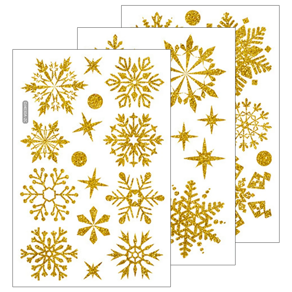 

Snowflake Wall Window Clings Decorative Glass Stickers Static Cling Removable Non-Adhesive Home Decoration Bedroom School