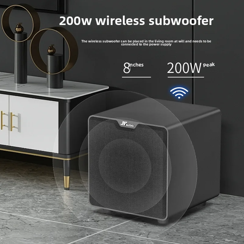 

Echo Wall Berlin Sound LCD TV with Dynamic Microphone Metal Home Theater Karaoke Speaker External Audio Projector