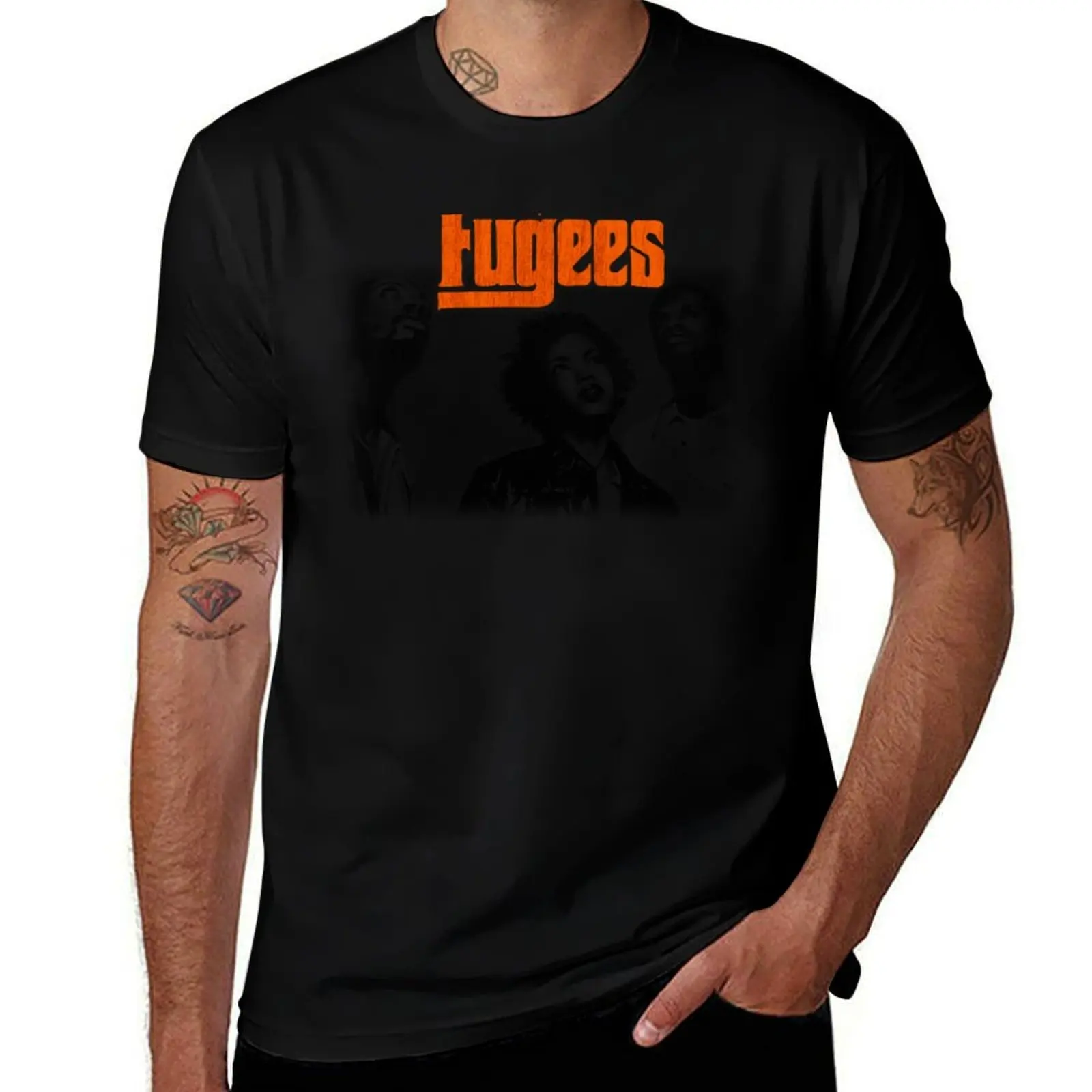 

fugees lauryn hill T-Shirt Urban Style Casual Short Sleeve Top
