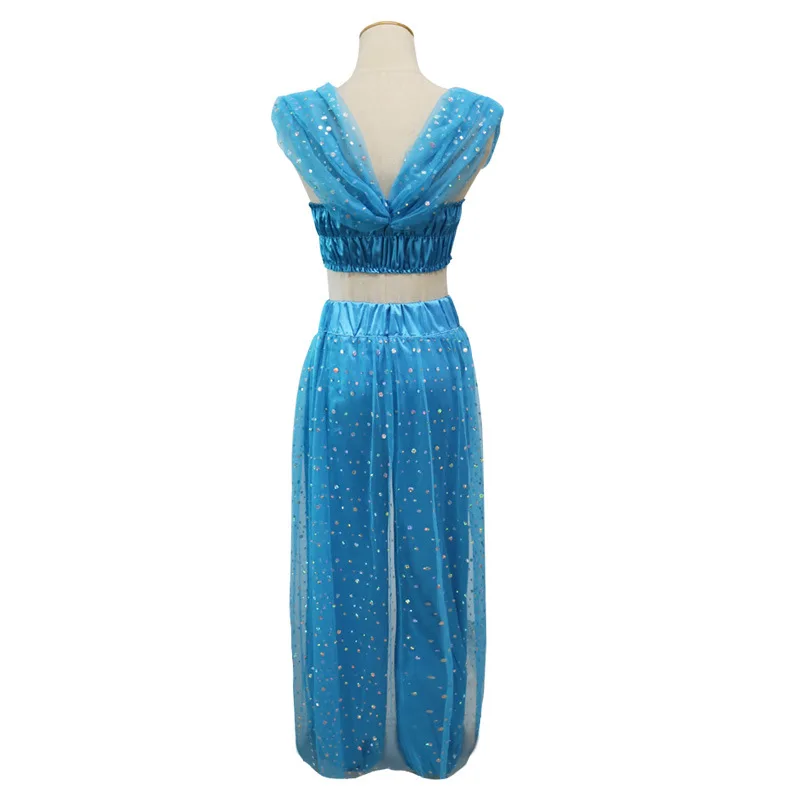 Lampada di Aladino Costume Cosplay Jasmine Princ loween Abiti per spettacoli teatrali Manzhenxin Donne etniche tradizionali cinesi...