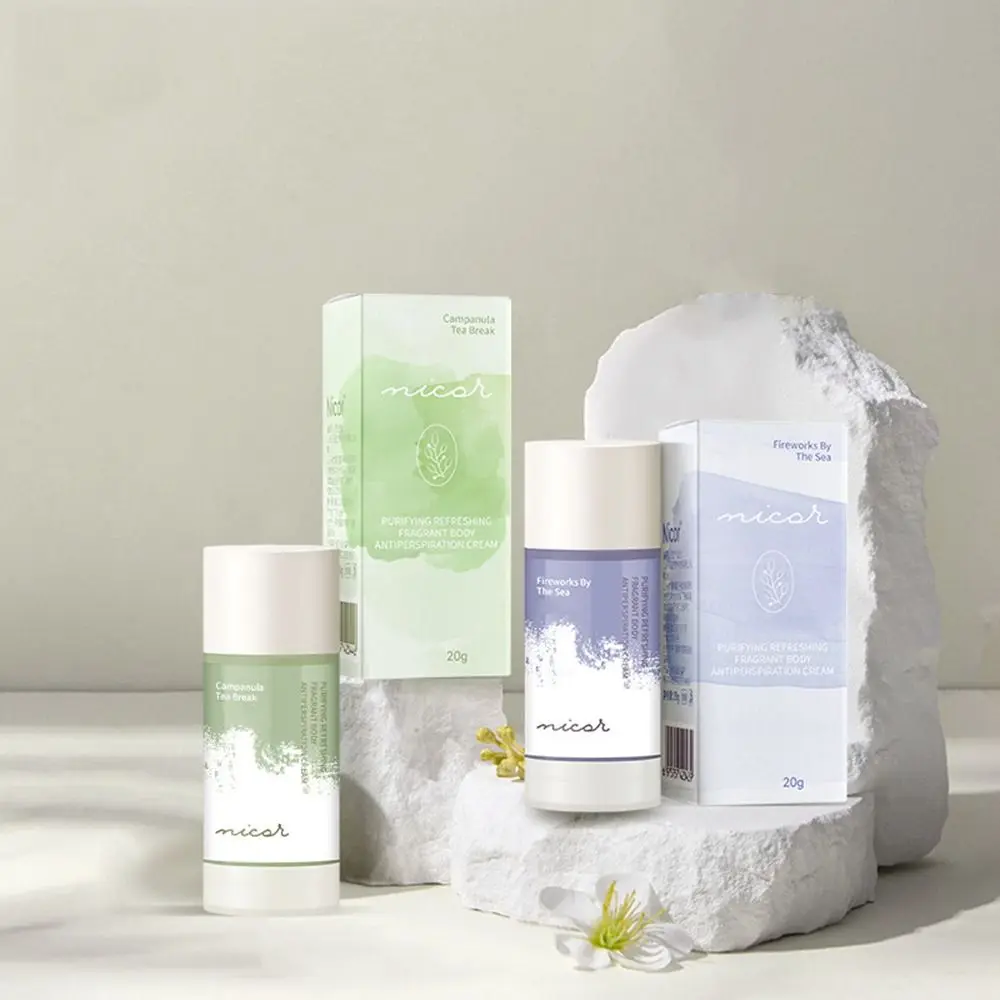 

Roll-on Sweat Deodorant Remover Natural Floral Scent Deodorant Stick Long Lasting Fragrance Eliminate Bad Smell