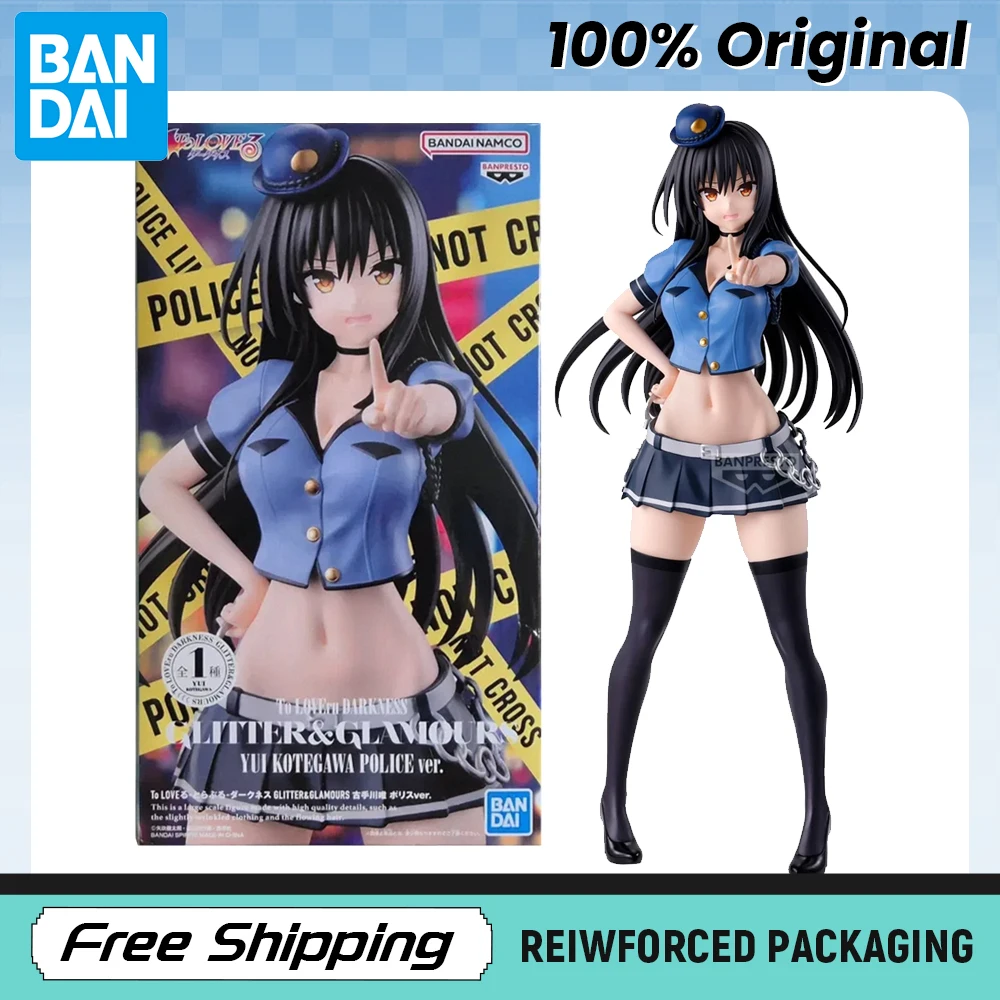 在庫あり-バンダイ-to-love-ru-darkness-glitter＆glamours-小川唯-警察版-アニメフィギュアモデル-オリジナルギフト-コレクション