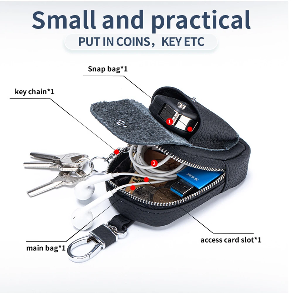 Новый женский повседневный кошелек для монет, компактная и портативная сумка для хранения наушников, кожаная мини-спортивная поясная сумка для ключей