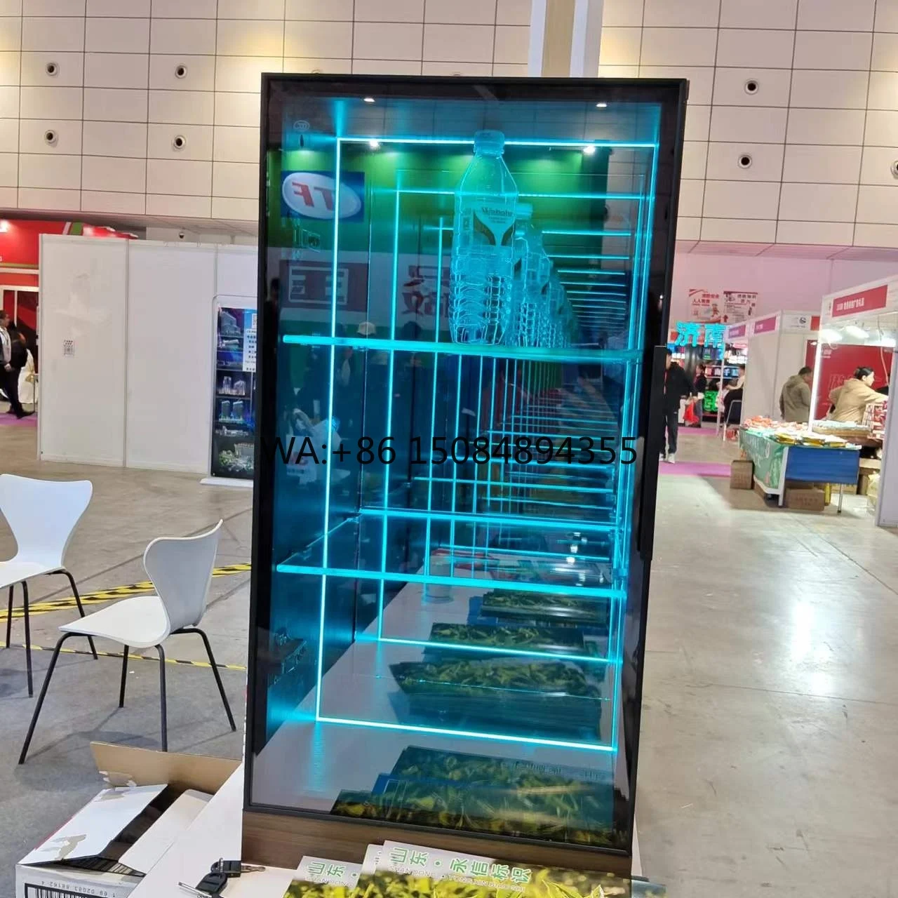 Shop Business Indoor Infinity 3D Tunnel Mirror Led Decor Acrylic Led Neon Mirror Cabinet