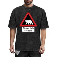 Svalbard Beware of Polar Bears Sign - Gjelder hele Svalbard T-Shirt basketball graphic tees Man t-shirt mens vintage t shirts