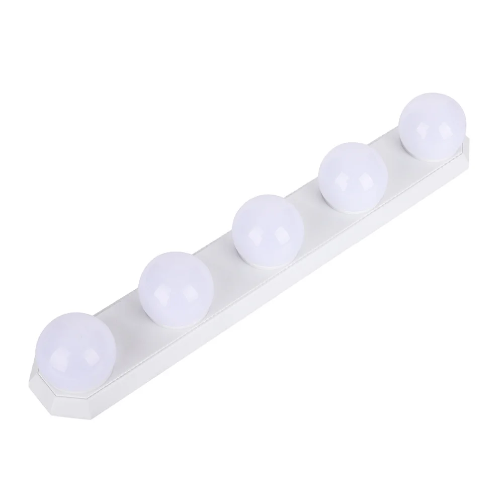 طقم إضاءة مرآة LED 5 يعمل بمنفذ USB، 10 سطوع، 3 درجة حرارة اللون، إضاءة ناعمة قابلة للتعديل بدون شفط انبهار #3