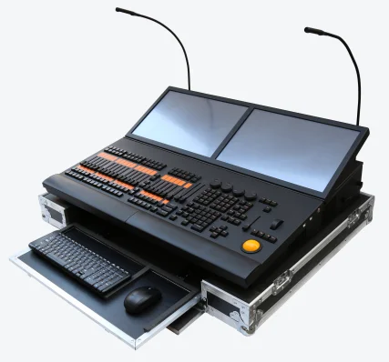 

Black Horse Controller Stage Light Grand Ma2 Console Equipment For Party Wedding Performance