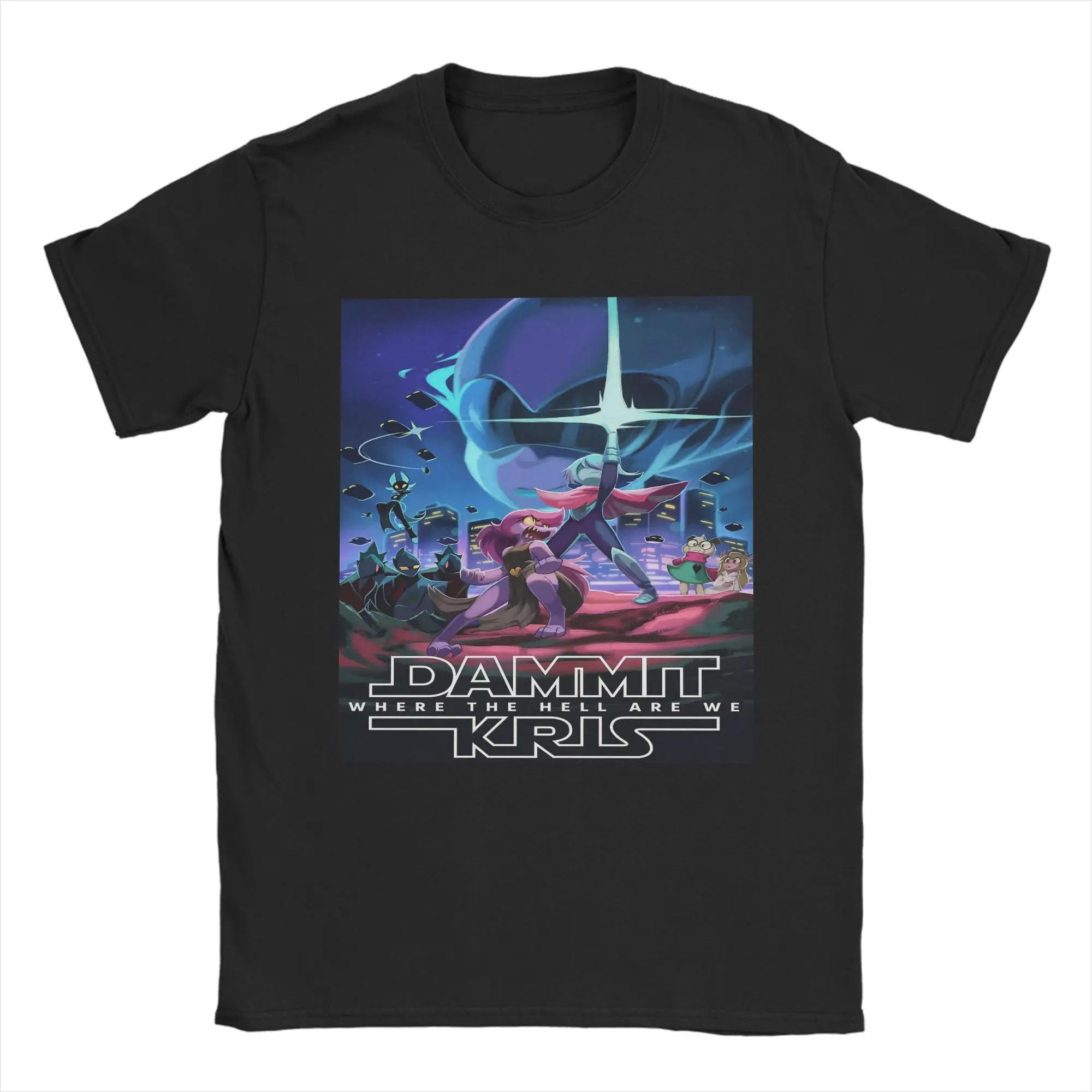 New Arrival Deltarune Chapter 3 Video Games T Shirt For Unisex  Pure Cotton T-shirts Short Sleeve Clothes