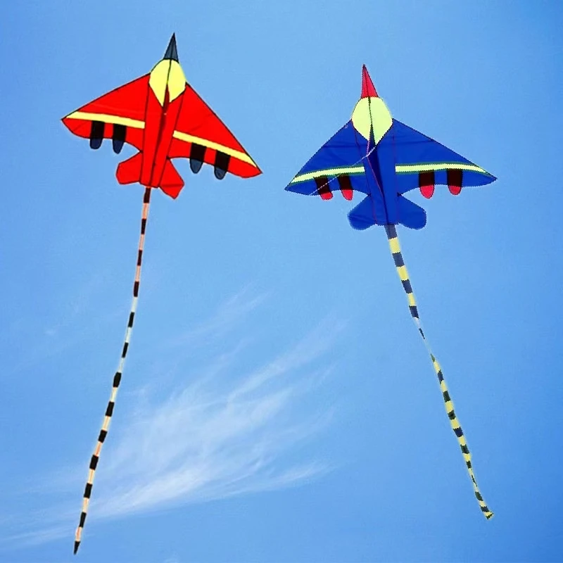 free shipping children plane kites for kids kites fighter kite line outdoor game toys steering dragon professional papalote kite