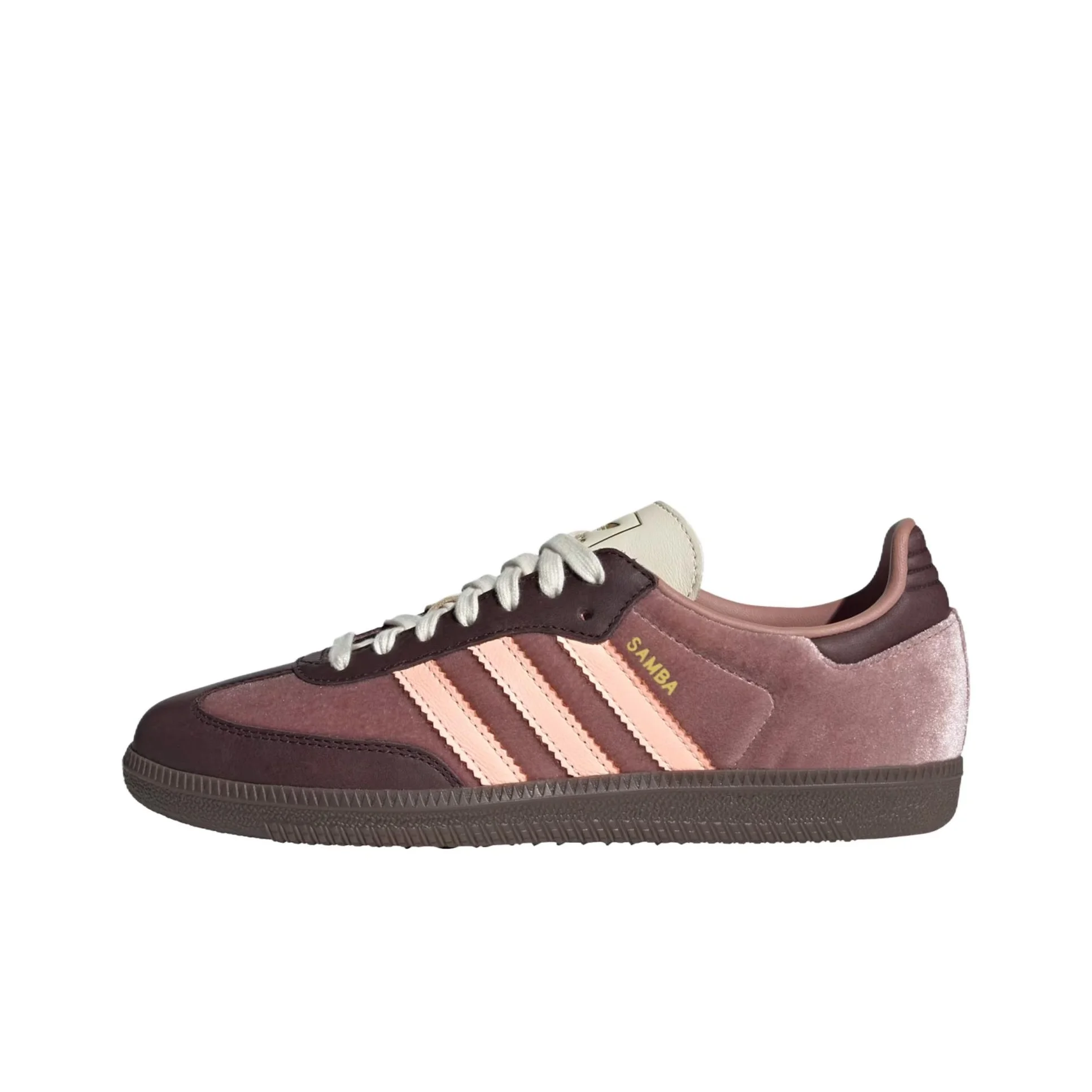Adidas Originals Samba Abrasion Resistant Low top Skateboard Shoes Women's Brown JI2682
