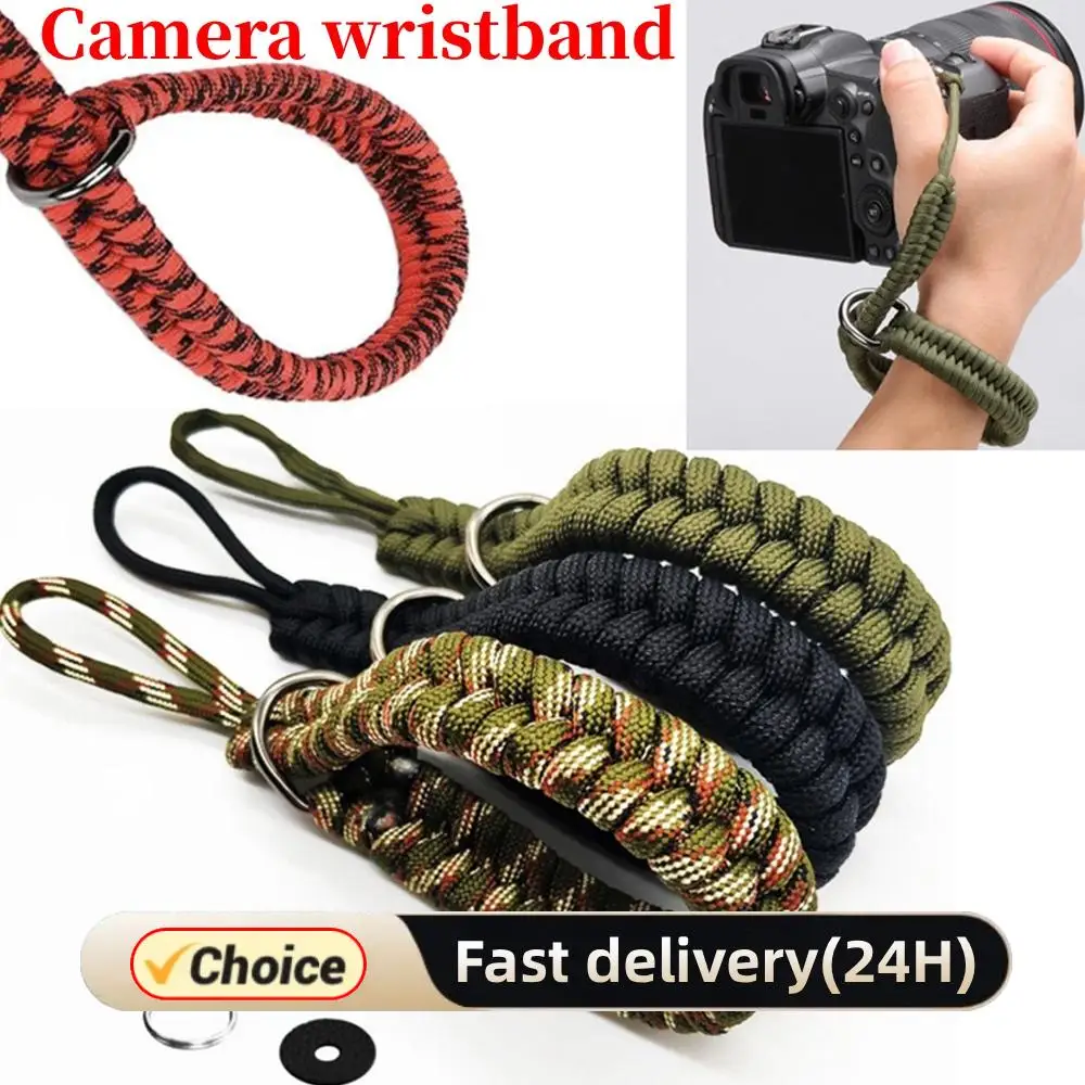 1-4Pcs Kamera Strap Kamera Handgelenk Strap Hand Grip Paracord Geflochtene Armband für GoPro Nikon DSLR spiegellose Kamera Zubehör