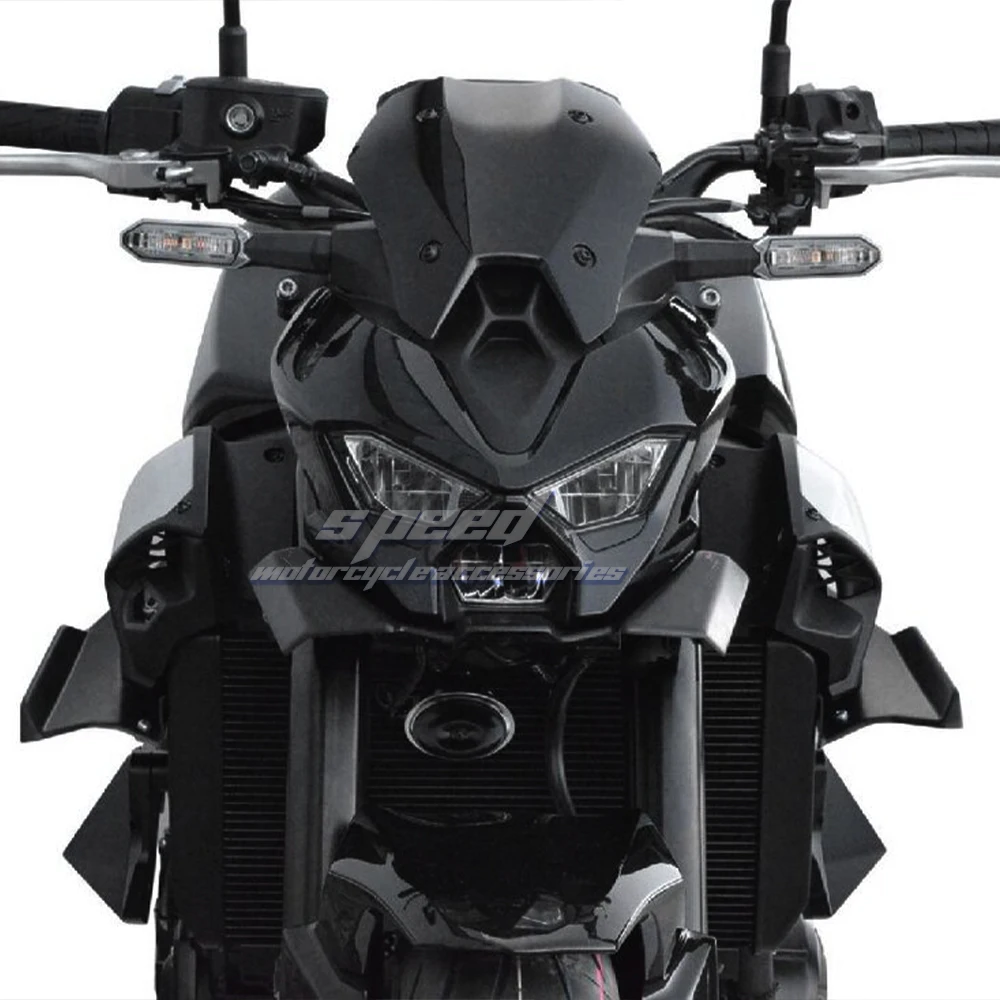 ل Z900 Z900SE 2025 2026 غطاء جناح الرياح مخروط الديناميكا الهوائية هدية الجنيحات Z900 SE دراجة نارية الجبهة الشفة المفسد #3