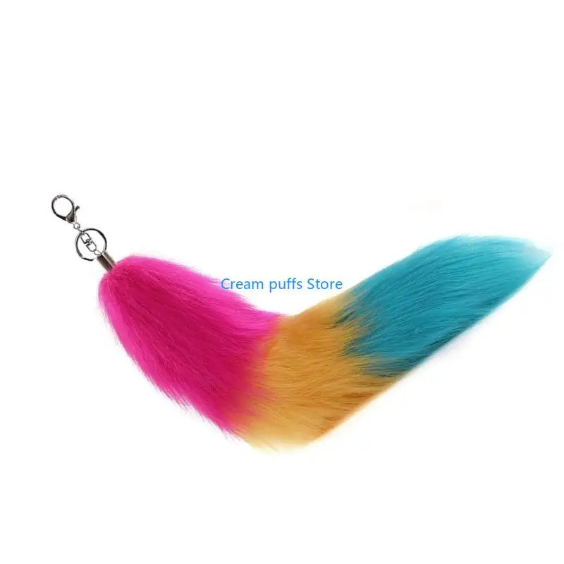 50le raposes cauda keychain cosplays