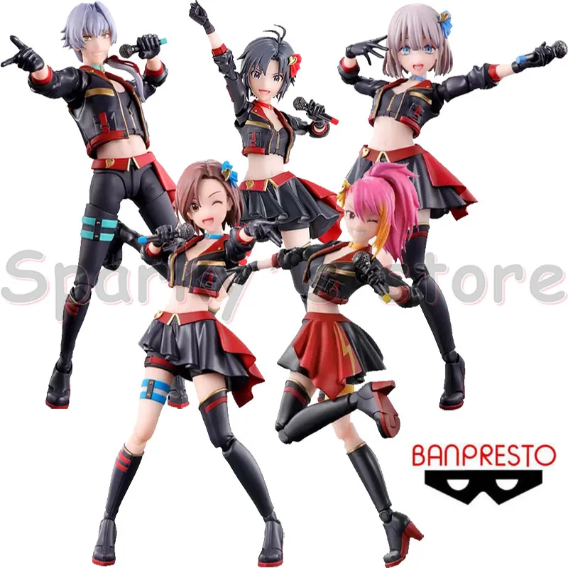 

Bandai Original S.H.Figuarts THE iDOLM@STER Anime Figure Kizaki Ren Kikuchi Makoto Action Figure Toys For Boys Girls Kids Gifts