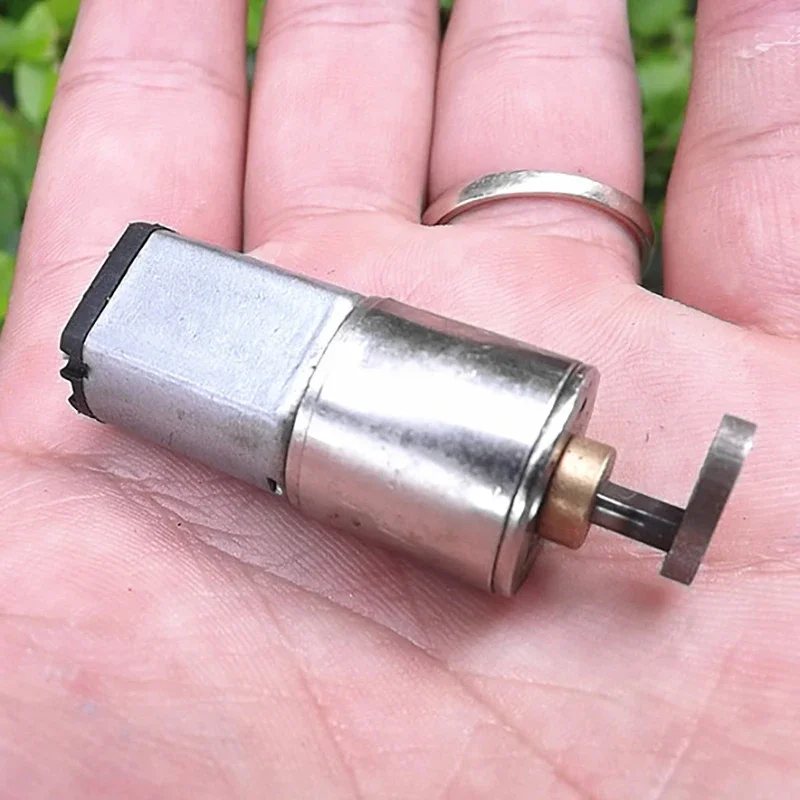 DC 3V-6V 5V 56RPM Micro Mini 16mm Full Metal Gearbox Gear Reducer Motor Slow Speed Reduction W/ Metal Block