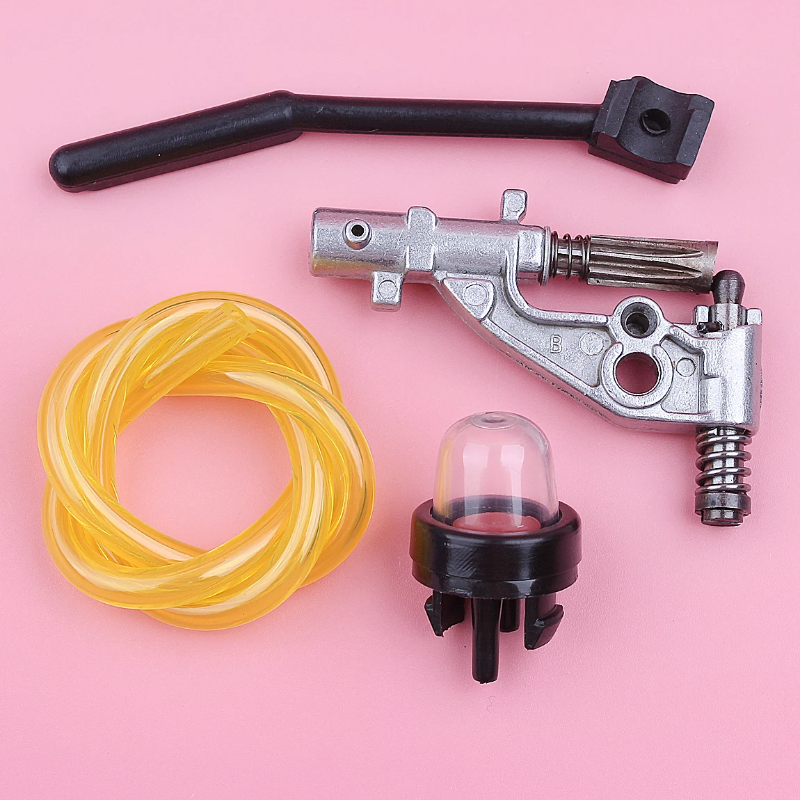 Oil Pump Pressure Fuel Line Primer Bulb Kit For Husqvarna 455 Rancher 455E 460 Chainsaw Spare Part 544180104 ,537261501 ,188-512