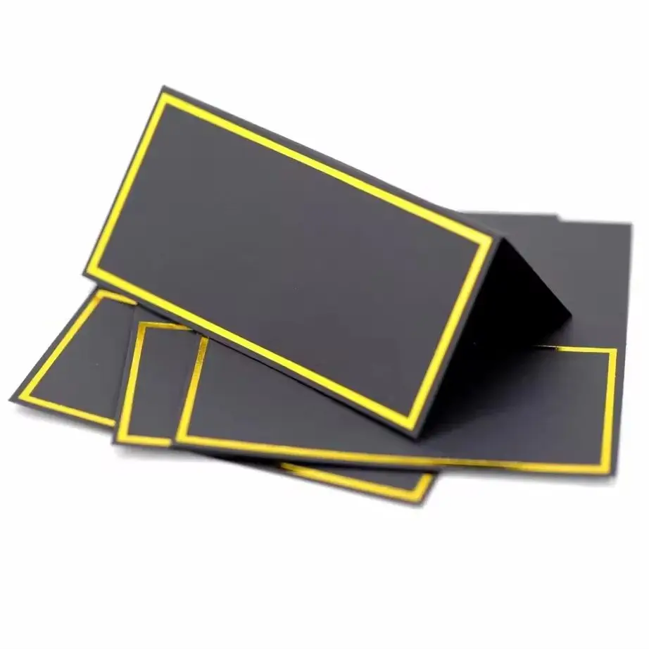 بطاقات خيمة طاولة من رقائق الذهب المخصصة | بطاقات مكان قابلة للطي | دعوة الحفلة وبطاقات المقاعد #2