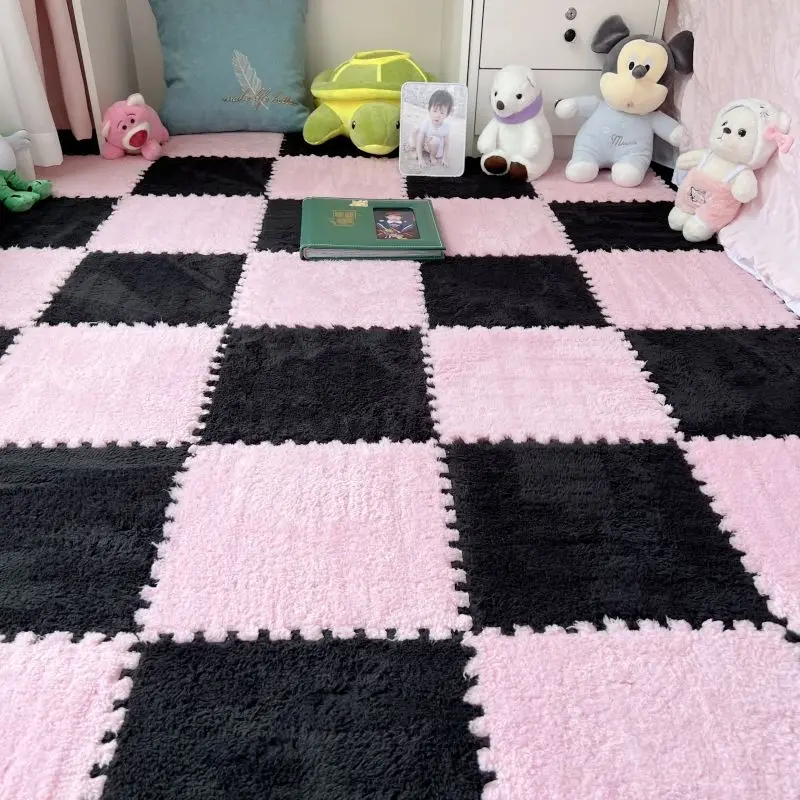 10-100 Pcs Baby Carpet Play Mat Padded Baby Carpet Living Room Kitchen Bedroom Eva Rubber for Baby Floor Croppable Stitching