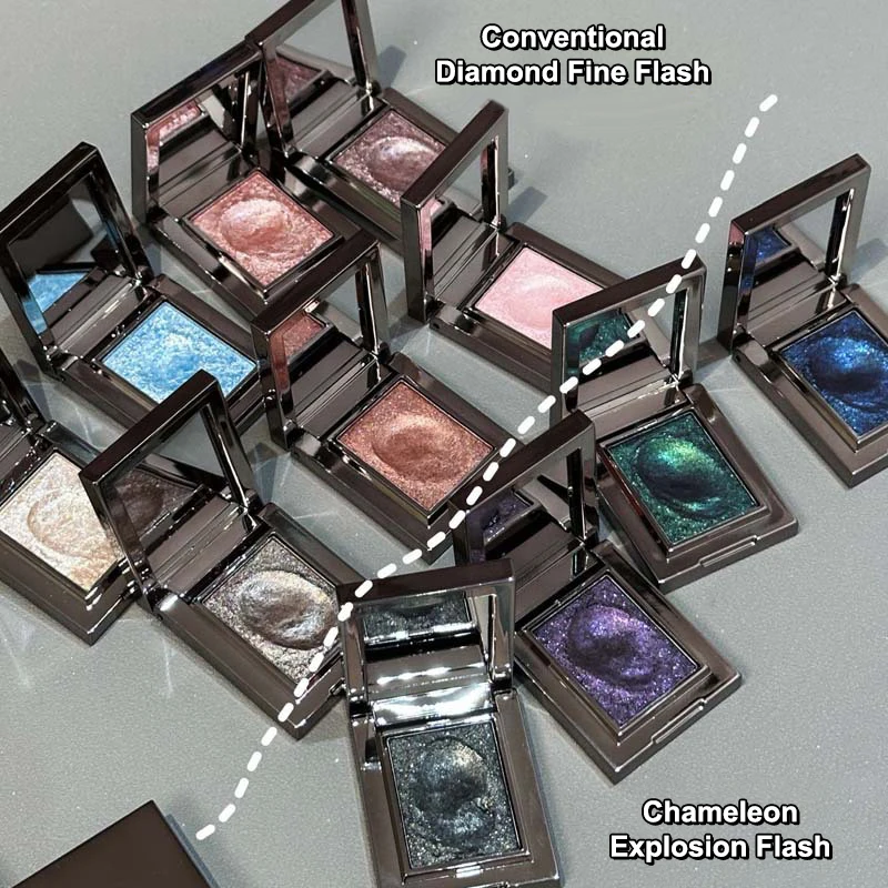 معجون هايلايتر لامع لامع تحت العين لامع لفن الماكياج، وعاء ظلال عيون فردي