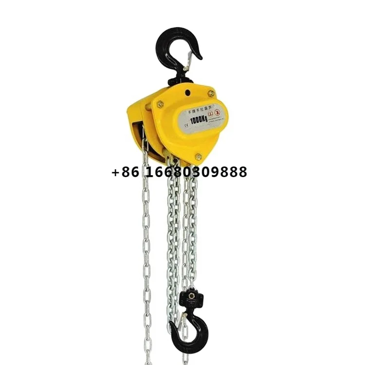 1ton 2ton 3ton 5ton 10ton 20ton Stainless Steel Manual Hoist Chain Block for Workshop