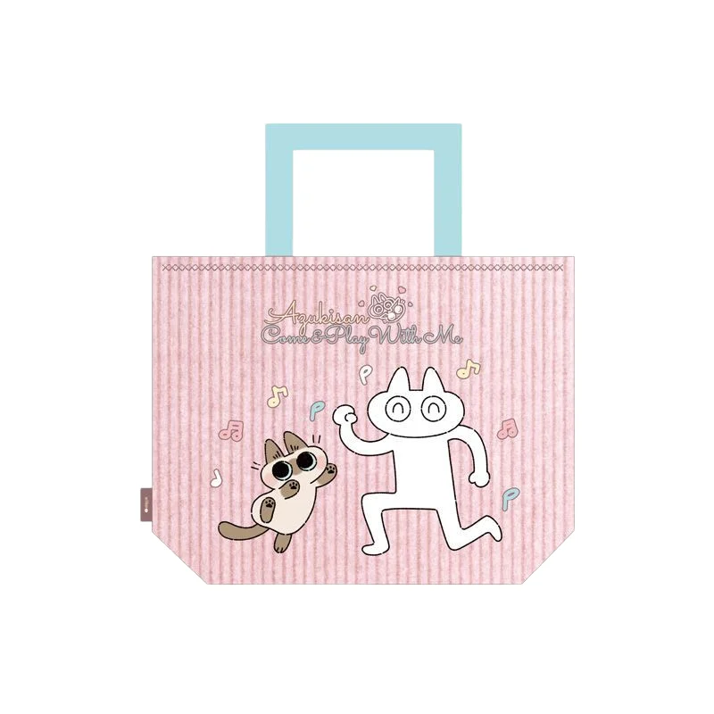 Azuki Einkaufstasche Neuer Kreativer Stil Niedliche Cartoon-Optik Modisch und einzigartig Einfache Große Kapazität und Tragbare Handtasche für Ausflüge – Detail 5