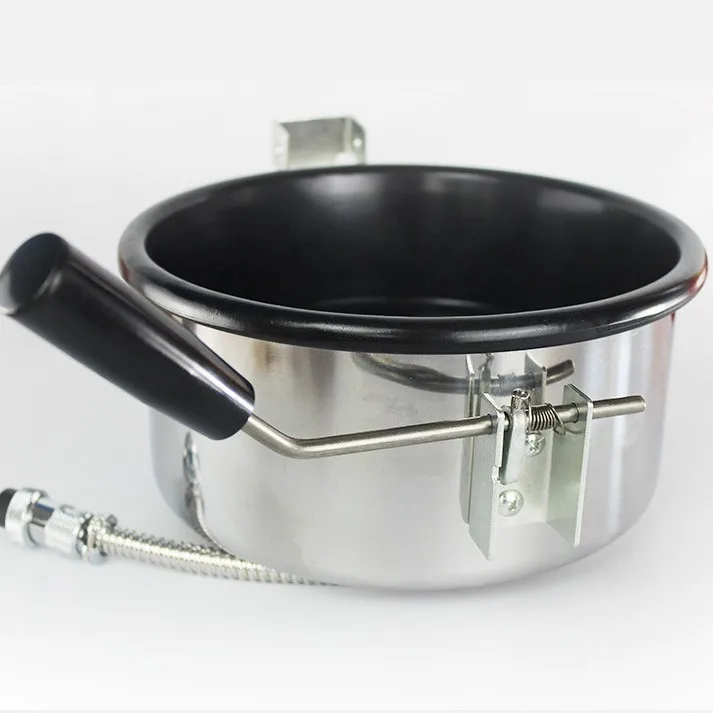 8oz Popcorn Kettle Pot Non-Stick Coating Replacement Accessory Commercial Popcorn Maker Machine Spare Theater Home Cinema Snack