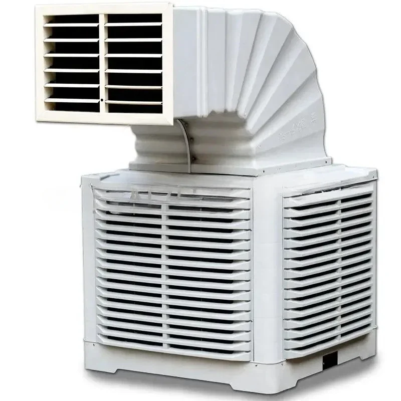 Factory direct selling Wall Or Roof Mounted Noiseless Industrial water Air Conditioners Water Evaporative Air Cooler