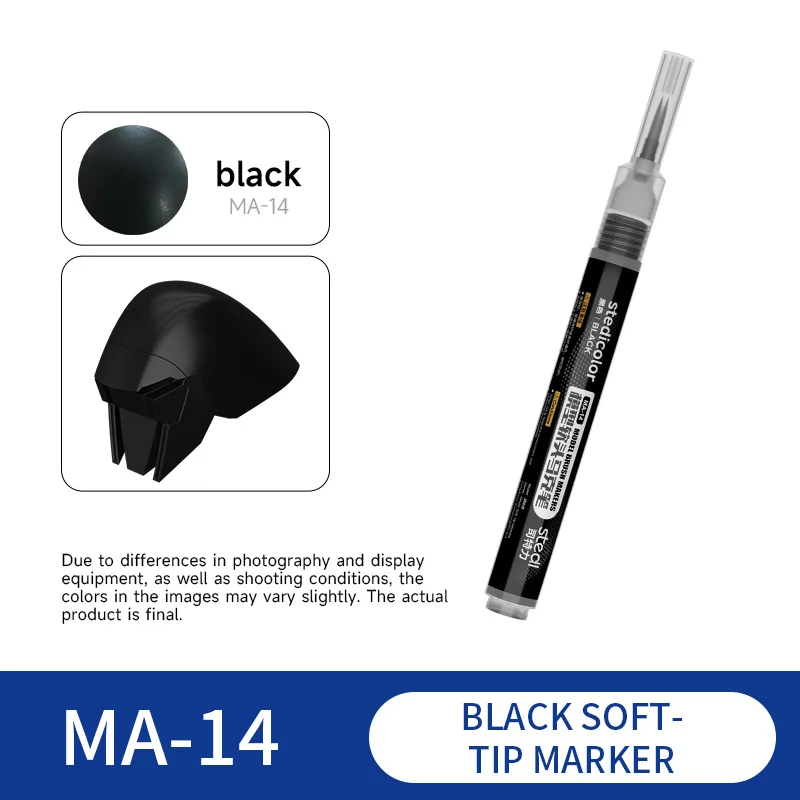 STEDI Watergebaseerde Soft Tip Marker Pen Model Schildergereedschap Zelfnivellerend DIY Figuur 3D Print Model Kleurpen