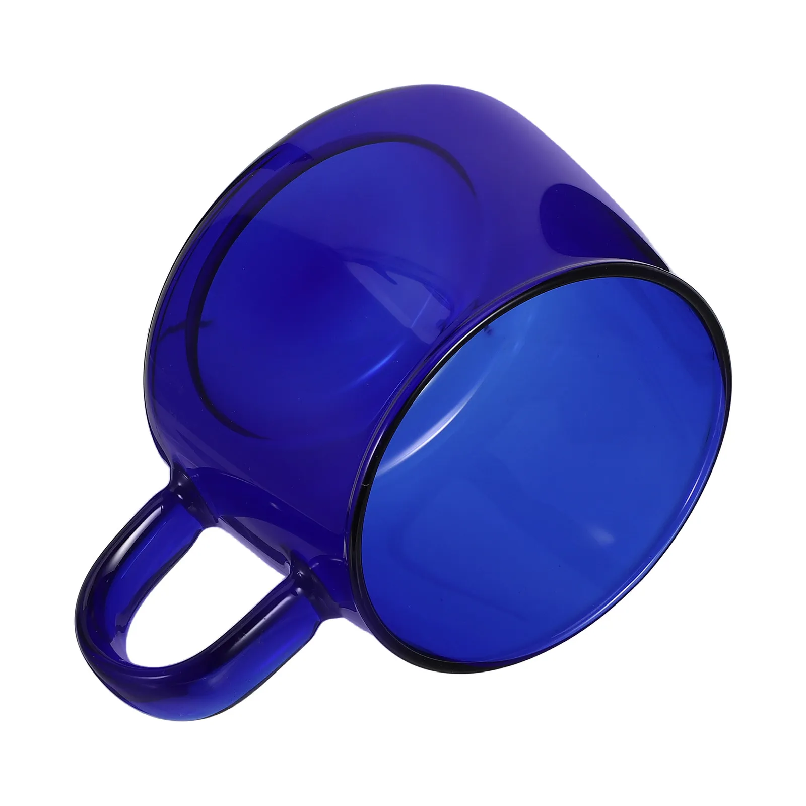 Glass Resistant Clear Borosilicate 250Ml Mug Ergonomic Handle Thermal Shock Beverage Cup Cold Drinks Coffee Tea