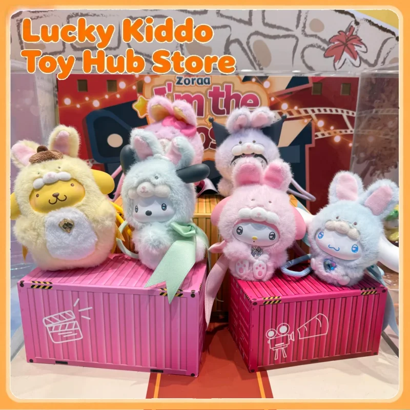 

New Genuine Sanrio Characters Diamond Bunny Baby Series Trendy Blind Box Toys Kawaii Dolls Keychain Pendant Ornament Mystery Box