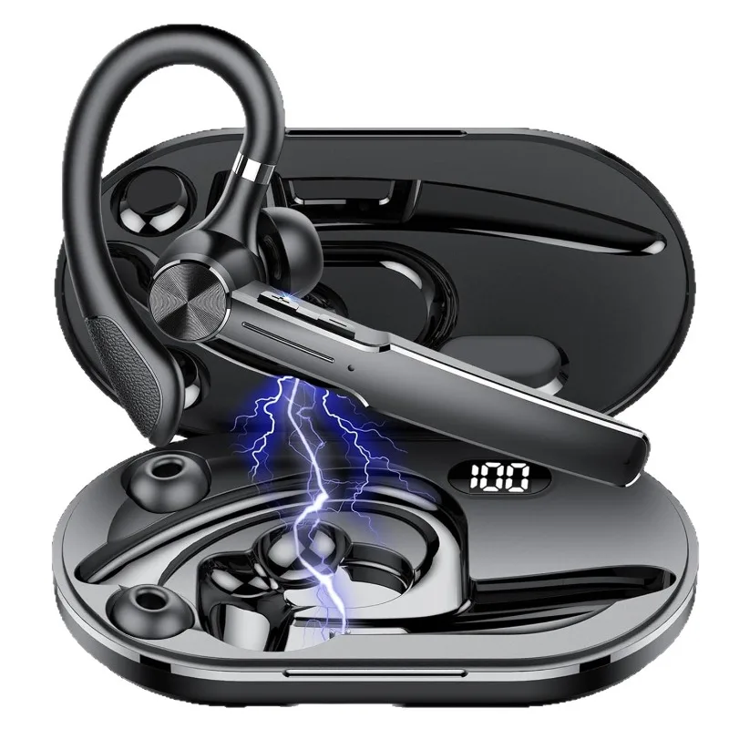 

High Quality Business Wireless Earbuds Noise Reduction Sport Headset LED Battery for Free Call Stereo Music in-Ear Design