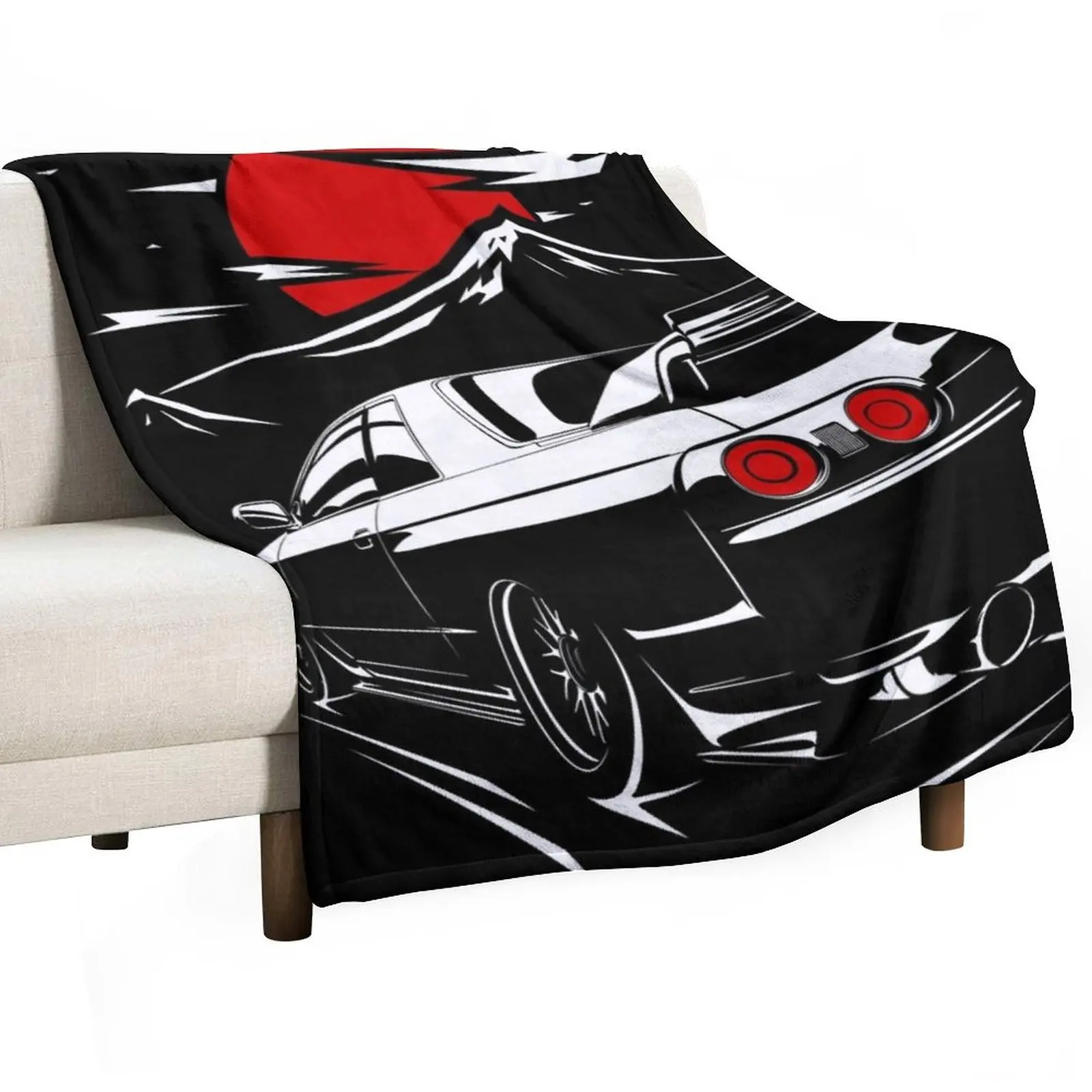 

Nissan Skyline GTR 32 Haruna Throw Blanket Vintage Comforter Kid'S Multi-Purpose Blankets