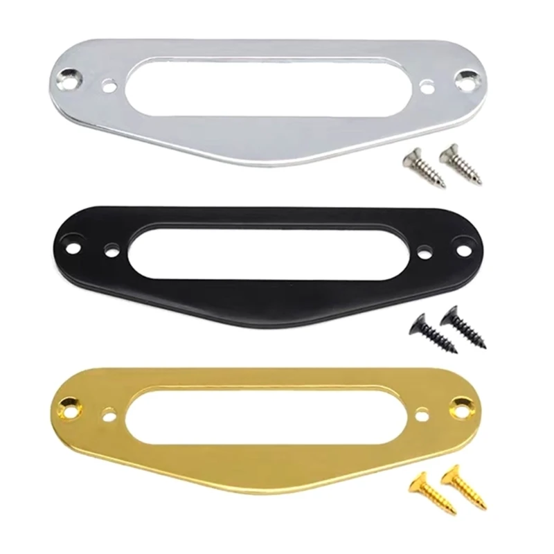

Universal Guitar Pickup Frame Mounting Rings Replacement Single Coil Metal Humbucker Pickup Ring with Screws Enduring