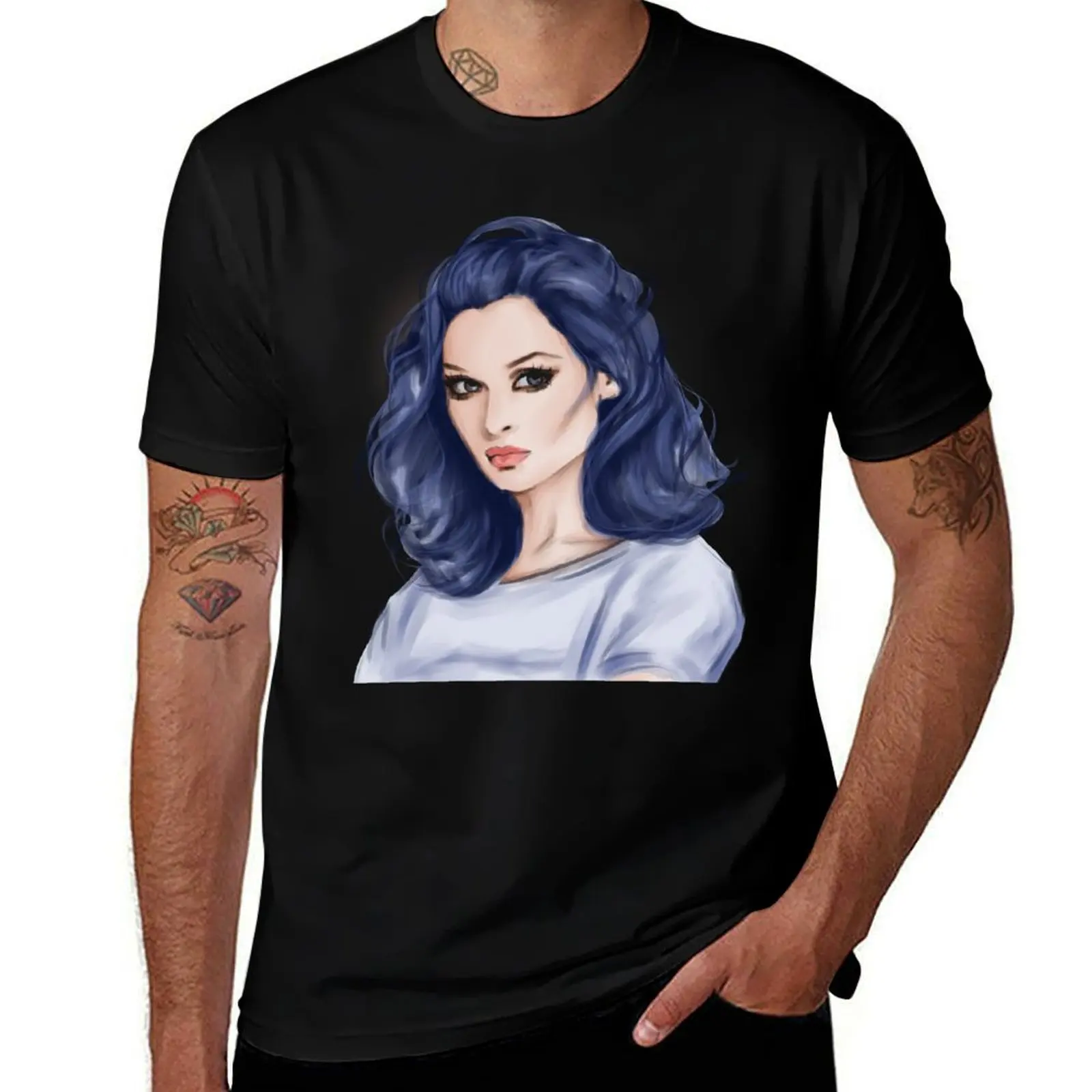 

Sophie Ellis-Bextor, T-Shirt blue archive anime clothes cute clothes slim fit t shirts for men