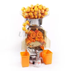 Electric 220/110V 370W Automatic Orange Juicer Fresh Orange Lemon Squeezer Press Machine For Fruit Store Use For Sale in EU