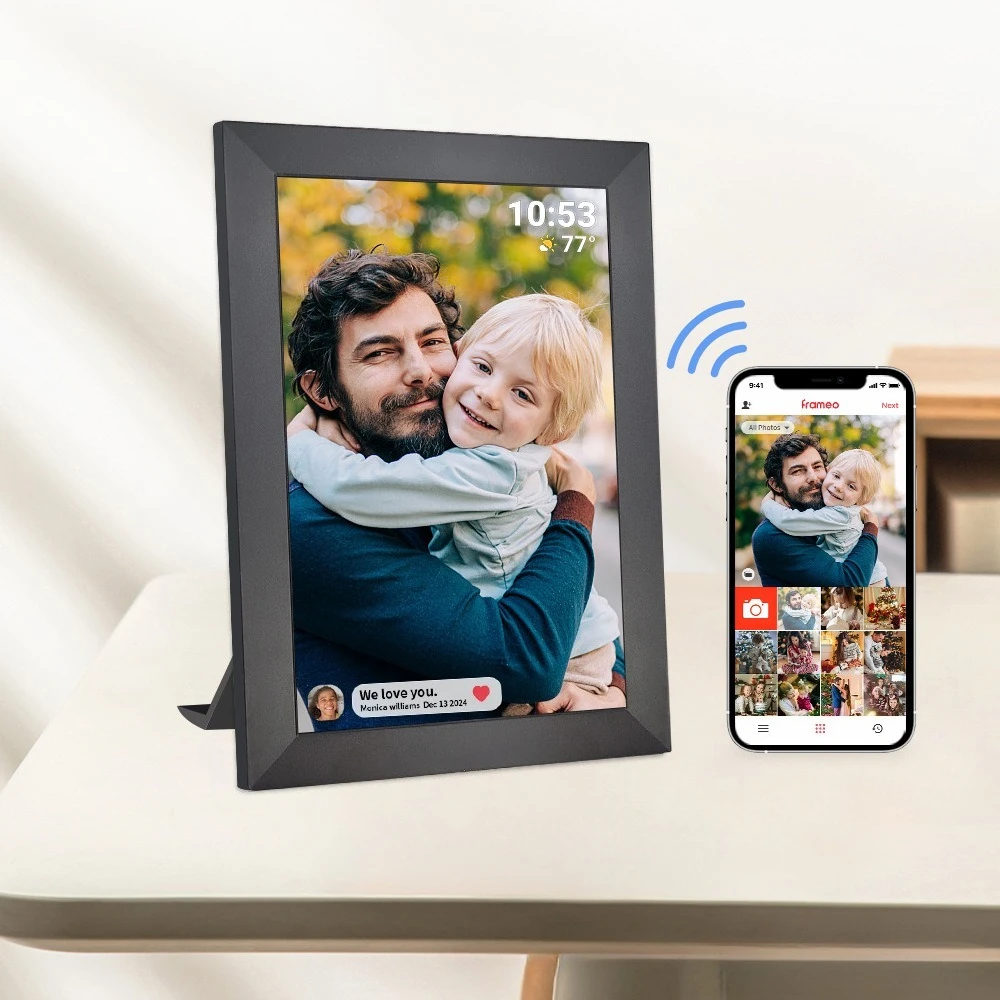 10 Inch Cloud Digital Photo Frame Mobile APP Remote Control WiFi Digital Picture Frame Share Photos Videos Remotely
