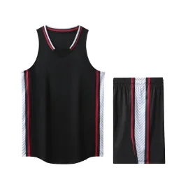 Hochwertige Basketball-Uniform-Kleidungs sets für Herren Westens horts Atmungsaktives Sport trikot passt zu Basketball-Trikot-Sport bekleidung