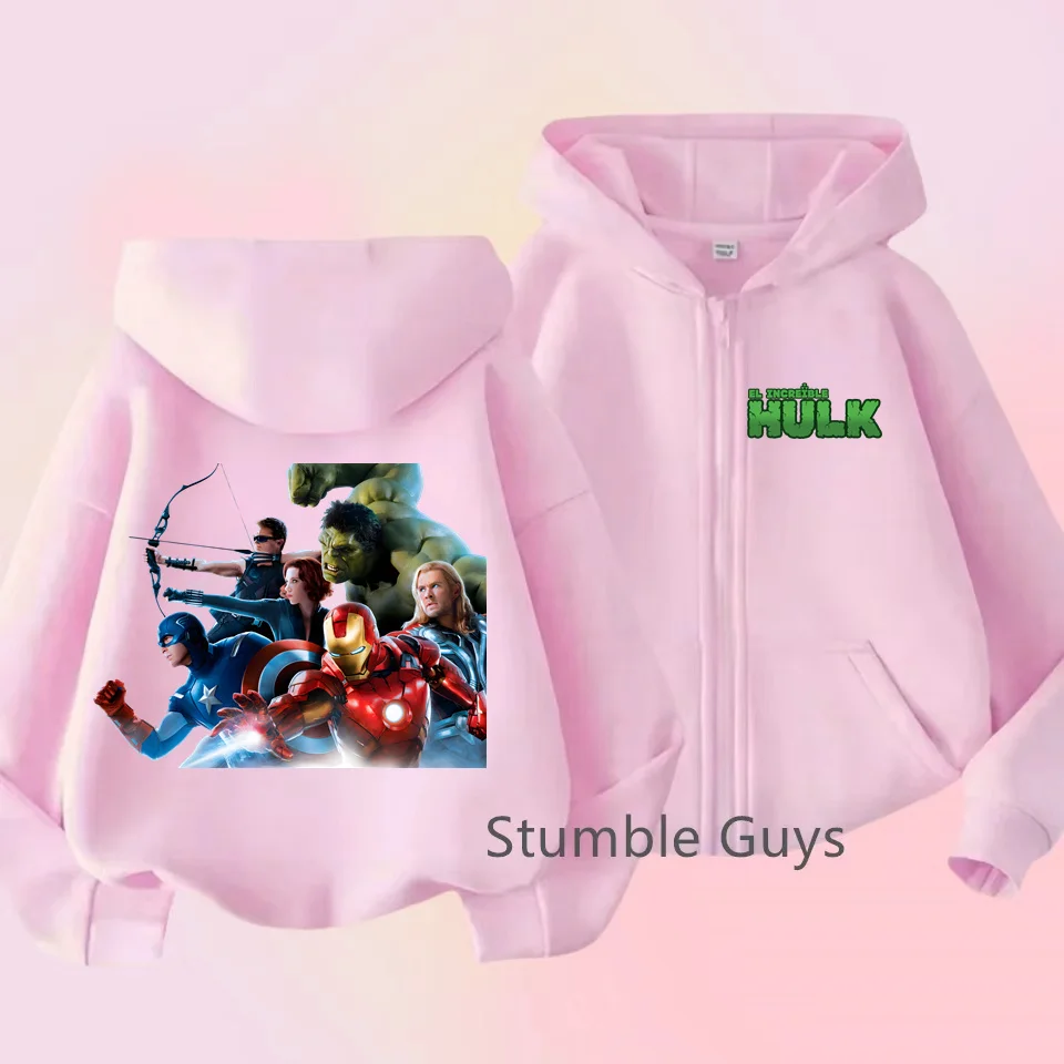 

Черная детская толстовка с капюшоном «Человек-паук», пальто на молнии, розовая спортивная одежда для девочек, повседневная толстовка с капюшоном для мальчиков, осень/зима, новый топ с мультяшным принтом