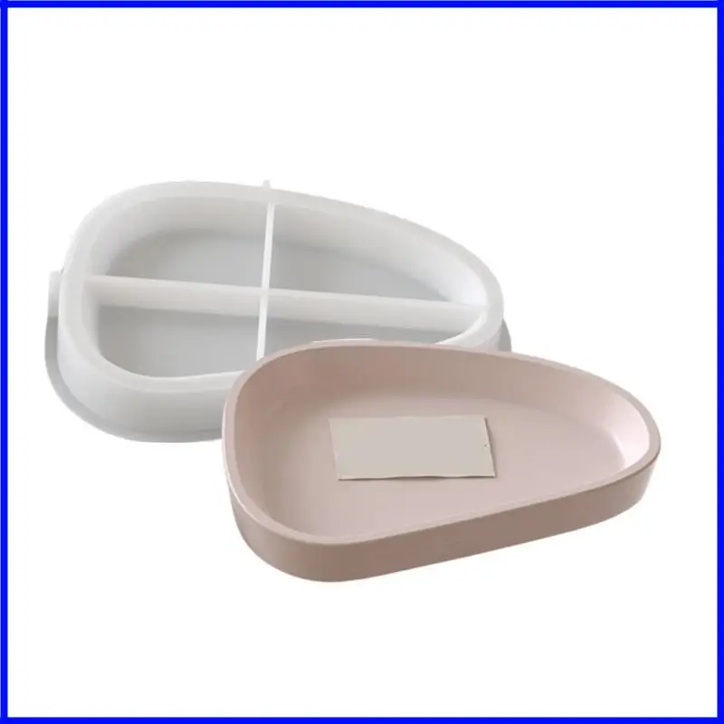 

Multipurpose Silicone Oval Plate Tray for Coffee Shops and Parties Supplies